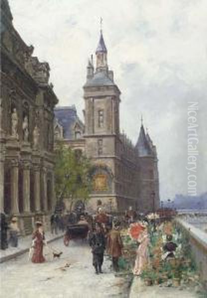 Le Marche Aux Fleurs, Ile De La Cite - view 1