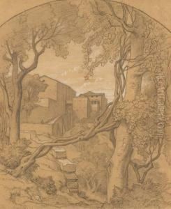 Inscrit 'san Arcangelo' by Edouard Francois Bertin