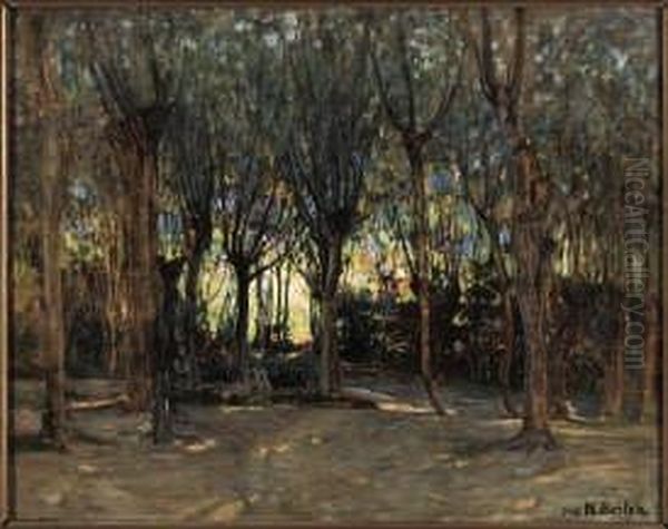 "lungo Il Po" 1908 - view 1