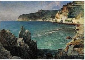 "torre Del Mare - Bergeggi" 1914 by Mario Bertola