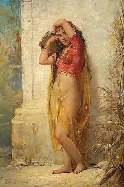 Harem Girl with Tambourine - view 1