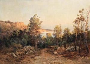 A Mediterranean Coastal Landscape by Paulin Bertrand