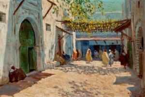 "rincon De Tetuan". by Mariano Bertuchi Nieto
