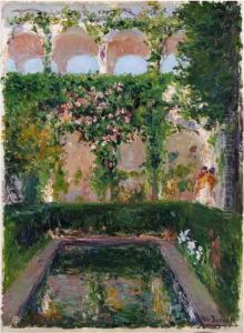 Jardines Del Generalife, Alhambra (gardens Of The Generalife, Alhambra) by Aureliano de Beruete y Moret