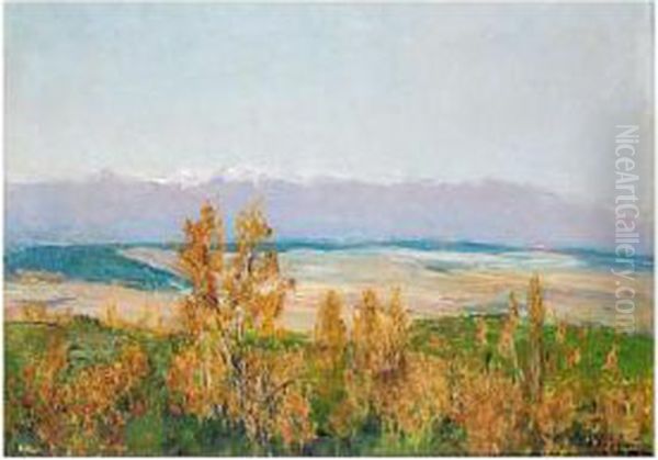 El Guadarrama En Otono Desde El
Plantio (view Of The Guadarrama In Autumn From The Plantio) - view 1