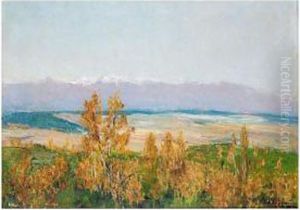 El Guadarrama En Otono Desde El 
Plantio (view Of The Guadarrama In Autumn From The Plantio) by Aureliano de Beruete y Moret