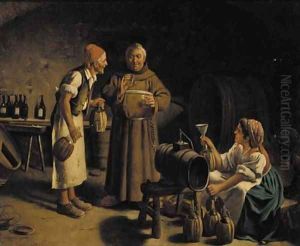 The wine taster by Jan de Beer