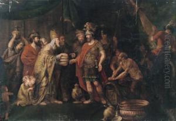Ciclo Di Quattro Dipiti Biblici Di Grande Formato Sulla Storia Di Abramo - view 1