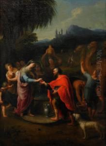 Eliezar Och Rebecca by Balthasar Beschey