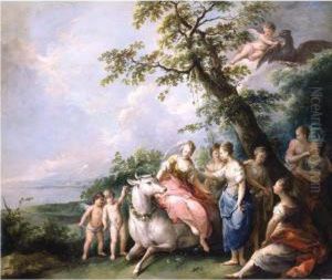 The Rape Of Europa by Balthasar Beschey