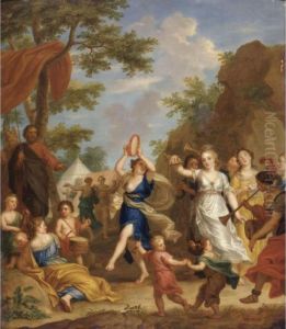 Miriam And The Women Of Israel Celebrating After Crossing The Red Sea