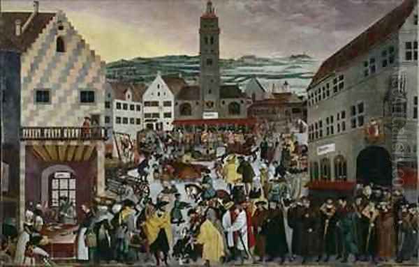 'Augsburger Monatsbilder', October, November, December - view 1