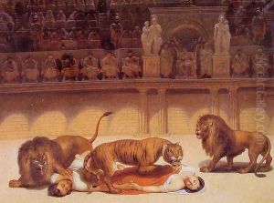 Le Tigre Arrive aux Deux Martyrs by Philippe Jacques Van Bree