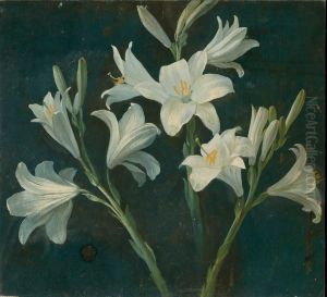 Branche De Fleurs De Lys by Pancrace Bessa