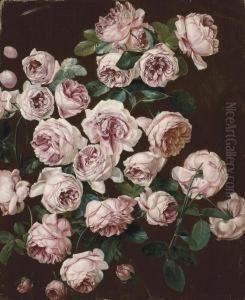 A Rosebush by Pancrace Bessa