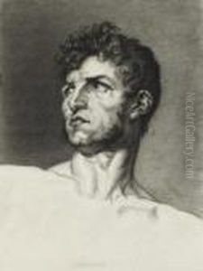 Une Tete D'homme, Tournee Vers La Droite by Pancrace Bessa