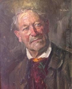 Herrenportrait Ein Face by Hans Best