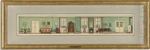 The Reception Rooms In The Sargs' First Residence In Frankfurt