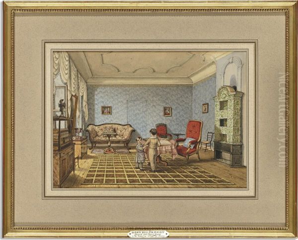 Frank And Fred Sarg In The Drawing Room, Worms - view 1