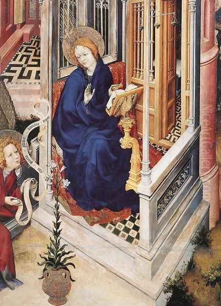 The Annunciation (detail 1) 1393-99 - view 1