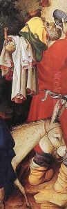 The Flight into Egypt (detail 2) 1393-99 by Melchior Broederlam