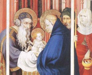 The Presentation of Christ (detail) 1393-99 by Melchior Broederlam