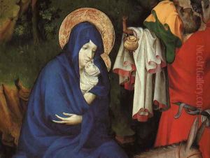 The Flight into Egypt (detail 1) 1393-99 by Melchior Broederlam