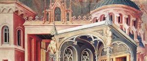 The Annunciation (detail) 1393-99 by Melchior Broederlam