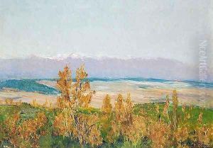 El Guadarrama en otono desde el plantio 1910 by Aureliano de Beruete y Moret