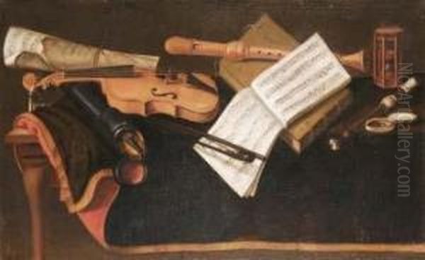 Natura Morta Con Strumenti Musicali - view 1