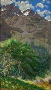 Veduta Di S. Moritz by Mario Giuseppe Bettinelli