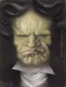 Ritratto Maschile (beethoven?) by Mario Giuseppe Bettinelli