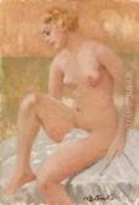 Nudo Femminile by Mario Giuseppe Bettinelli