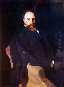 Retrato de Beruete por sorolla Retrato de Beruete por sorolla