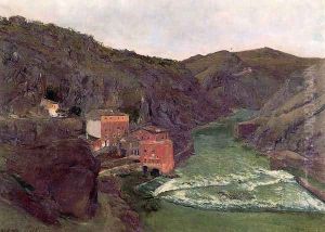 El Tajo en Toledo by Aureliano de Beruete y Moret