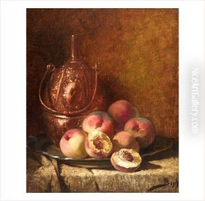 Nature Morte Aux Peches by Pierre-Marie Beyle