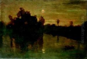 Sulle Rive Del Ticino by Bartolomeo Bezzi