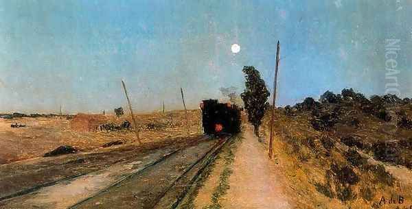 Tren en la noche - view 1