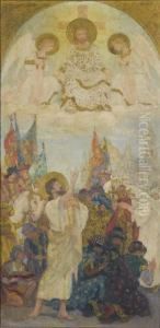 Studio Per Pala D'altare by Pieretto Bortoluzzi Bianco