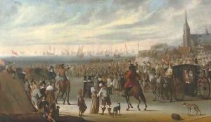 The Departure of King Charles II from Scheveningen on the 24 May 1660