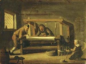 At the weaving workshop by Cornelis Beelt