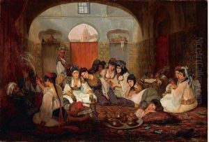 Le Serail by Francois-Auguste Biard