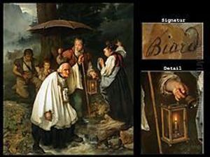 Kinder In Den Bergen by Francois-Auguste Biard