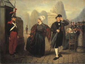 Les Honneurs Partages by Francois-Auguste Biard