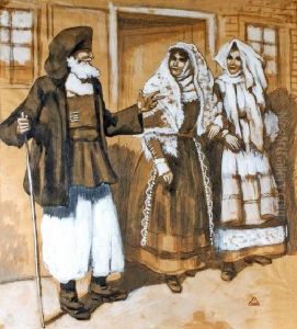 Pastori Sardi In Costume