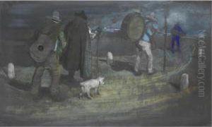 Suonatori Ambulanti by Giuseppe Biasi Da Teulada