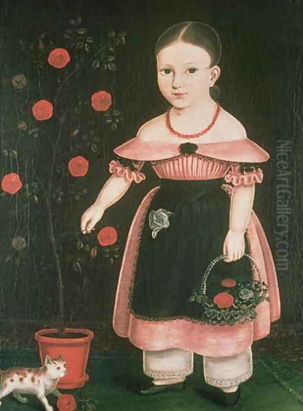 Little Girl in Lavender c.1840 - view 1
