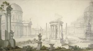 Phantastische Architekturlandschaft by Giuseppe Galli Bibiena