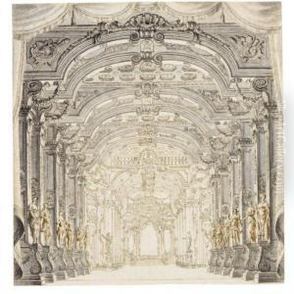 Two Elaborate Stage Designs - view 1
