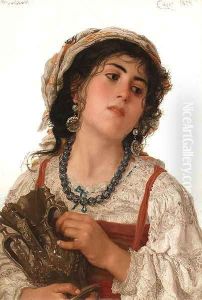 A young Italian peasant girl